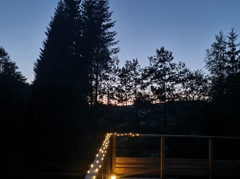 A la tombée de la nuit - Dôme Sweet Dôme