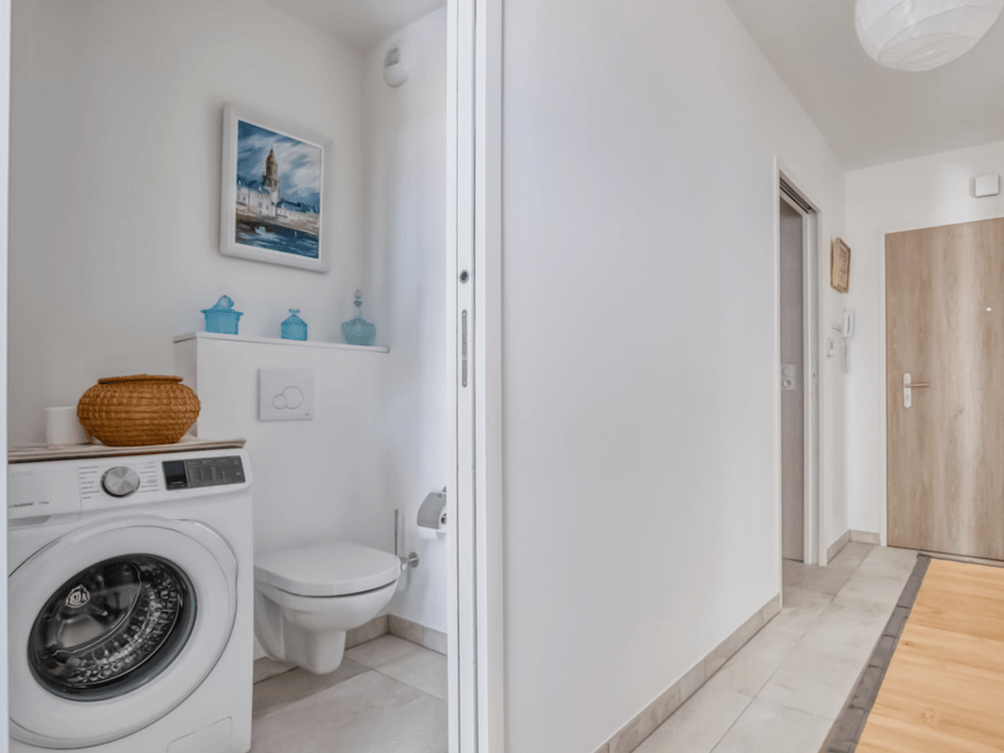 WC indépendants avec lave-linge
