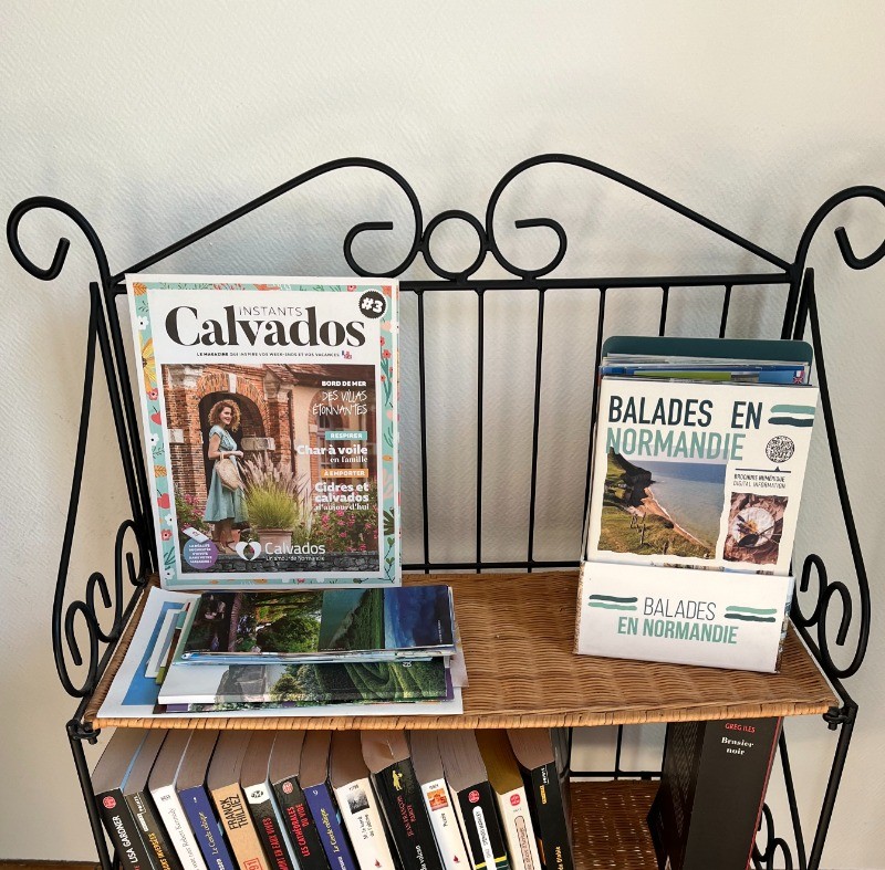 Livres et brochures touristiques gîte chez fernand Amfreville