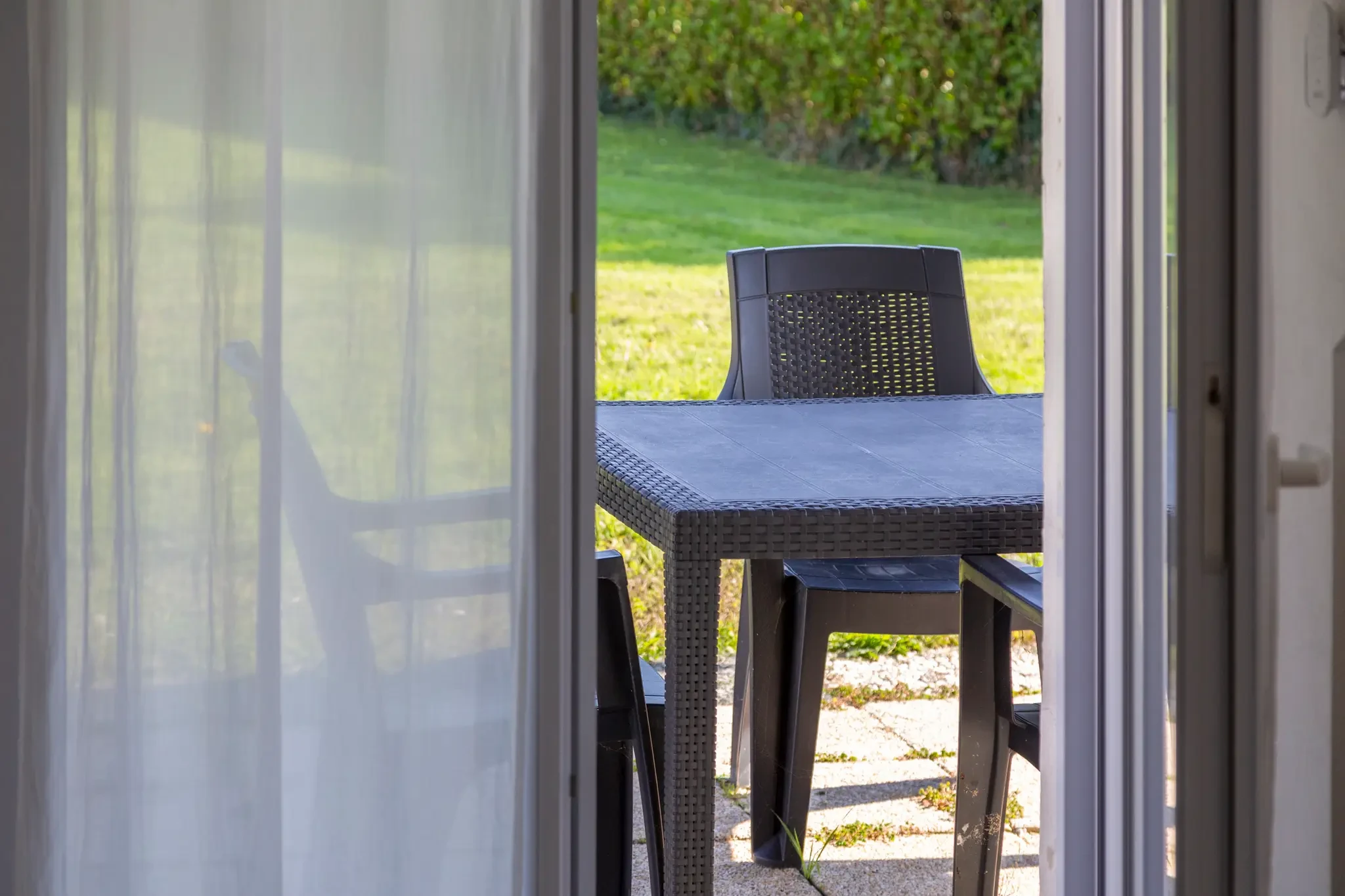 Terrace accessible from the kitchen