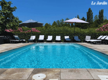 La piscine 9m x 4m / profondeur 1,50m hors marches