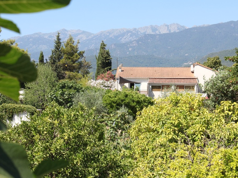 Maison vue du verger