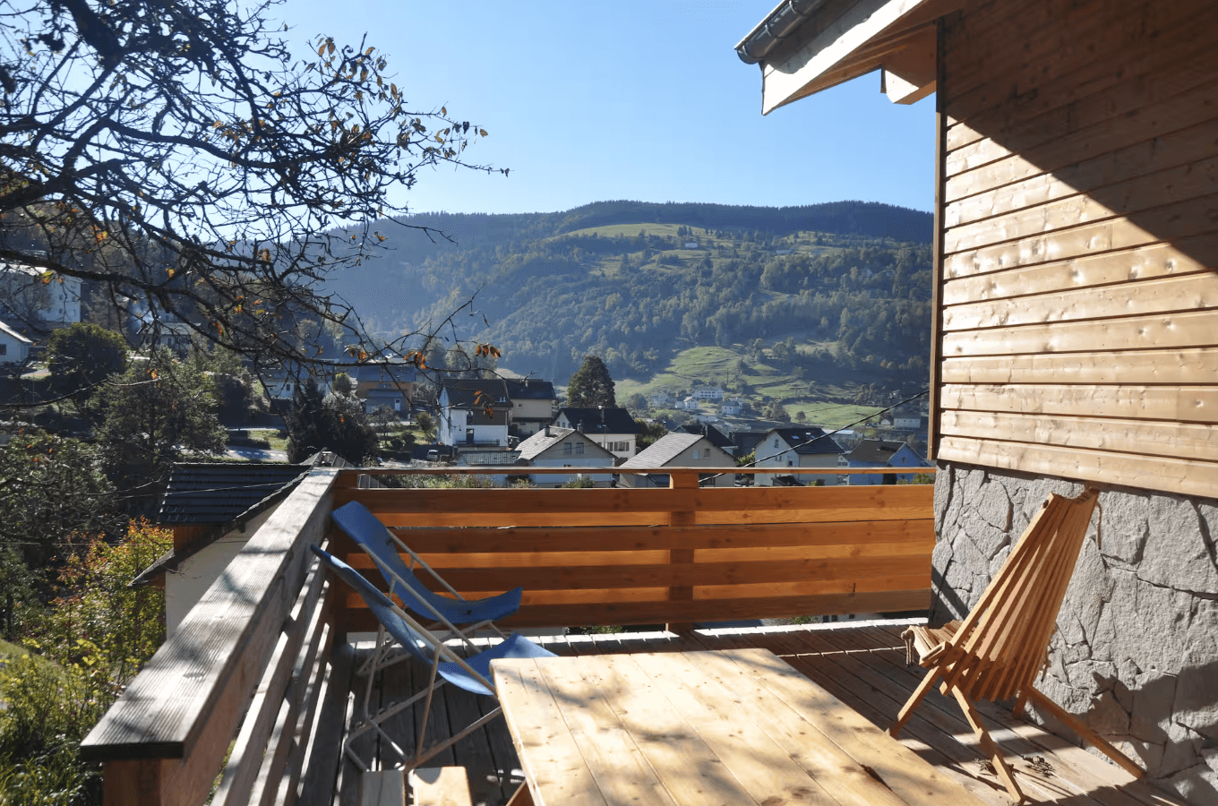 Vue depuis la terrasse 