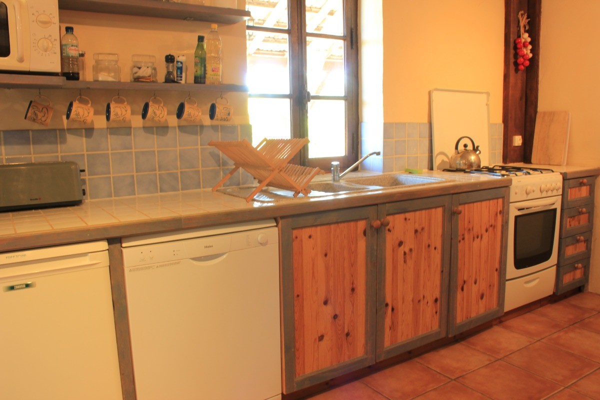 La cuisine, fonctionnelle et conviviale