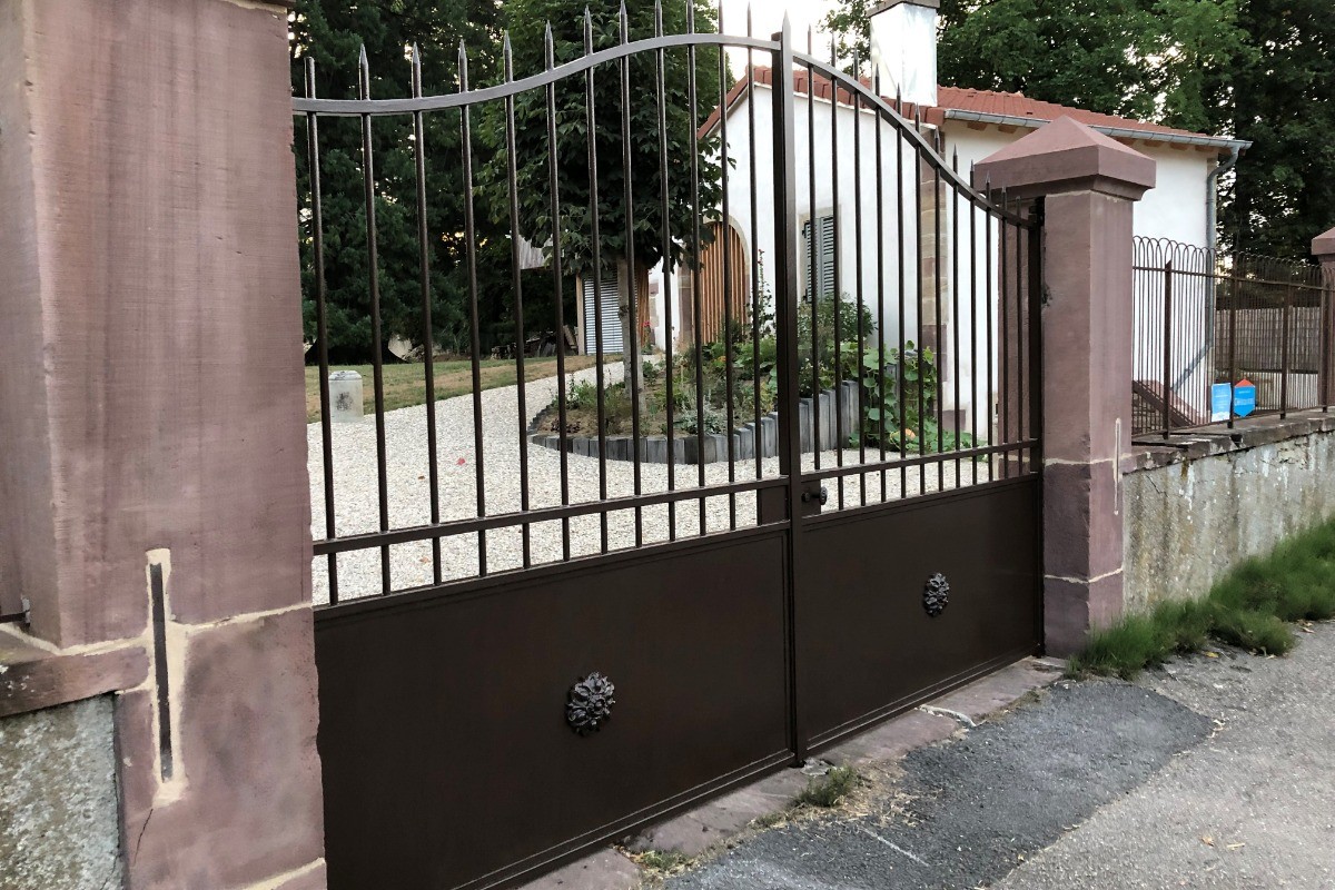 L'entrée close du gite