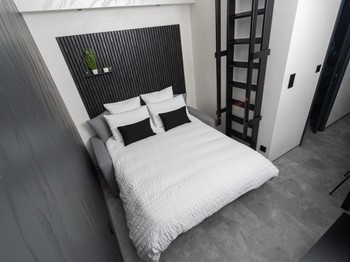 Couchage possible en salon sur vrai canapé lit 140 - Studio Le Cristal