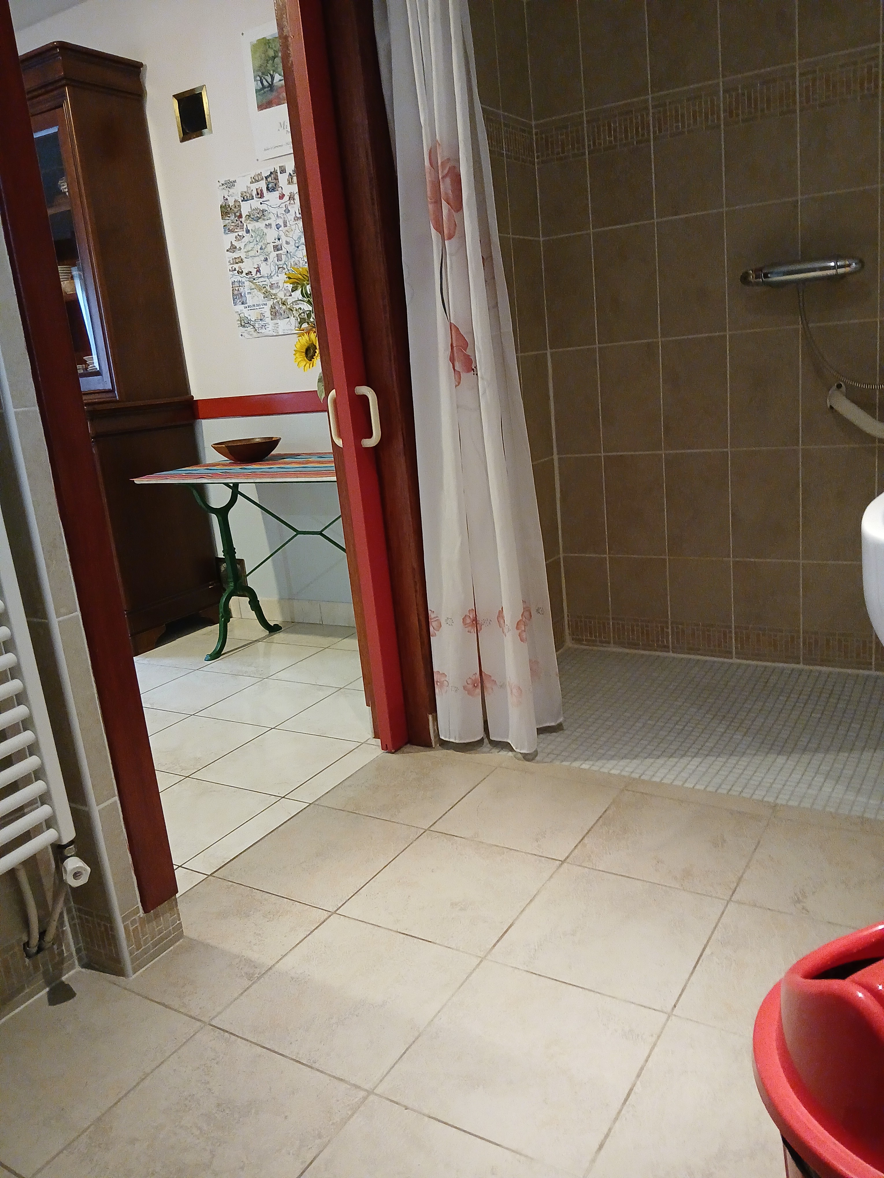 Porte salle d'eau