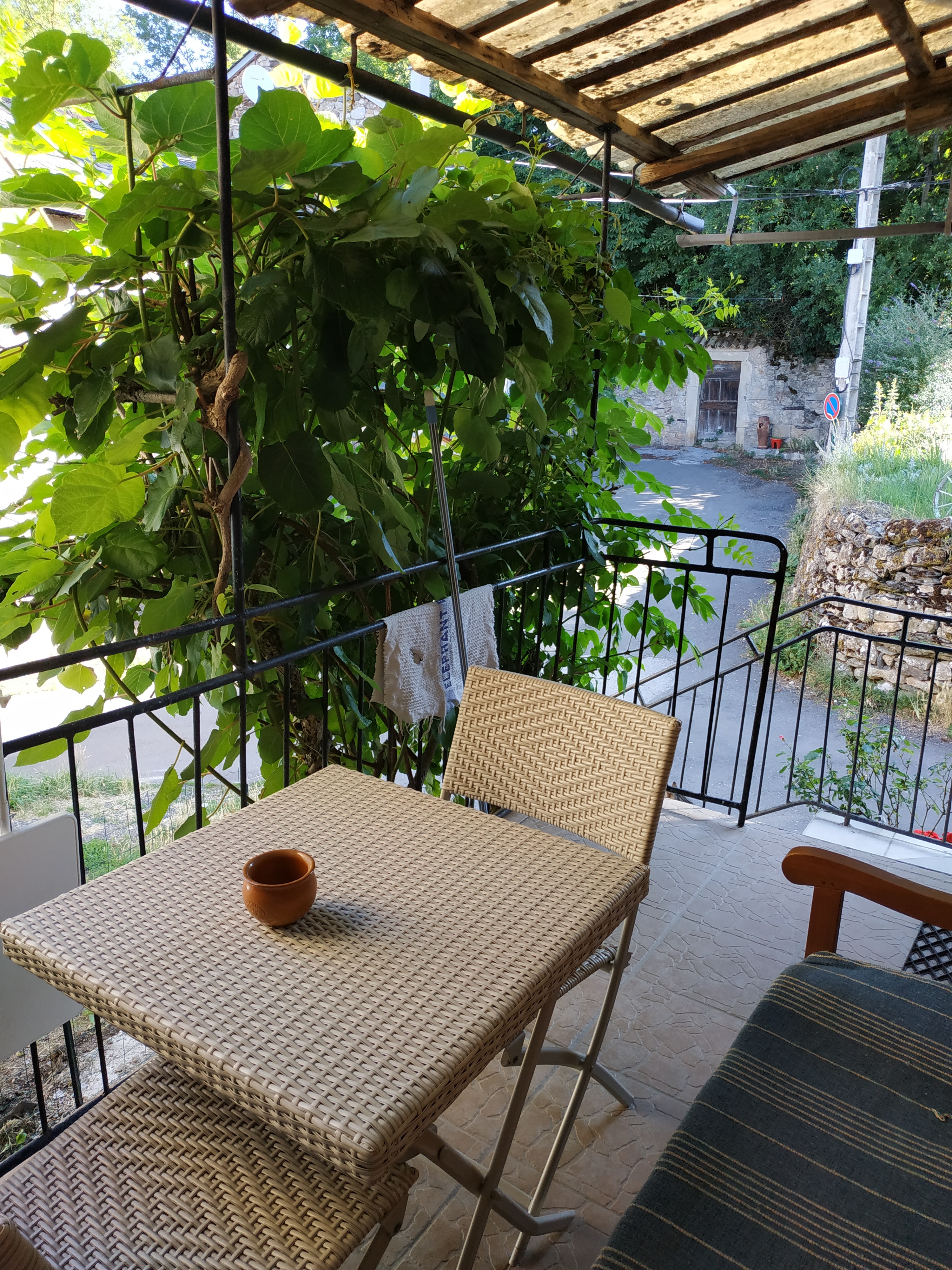 terrasse ombragée