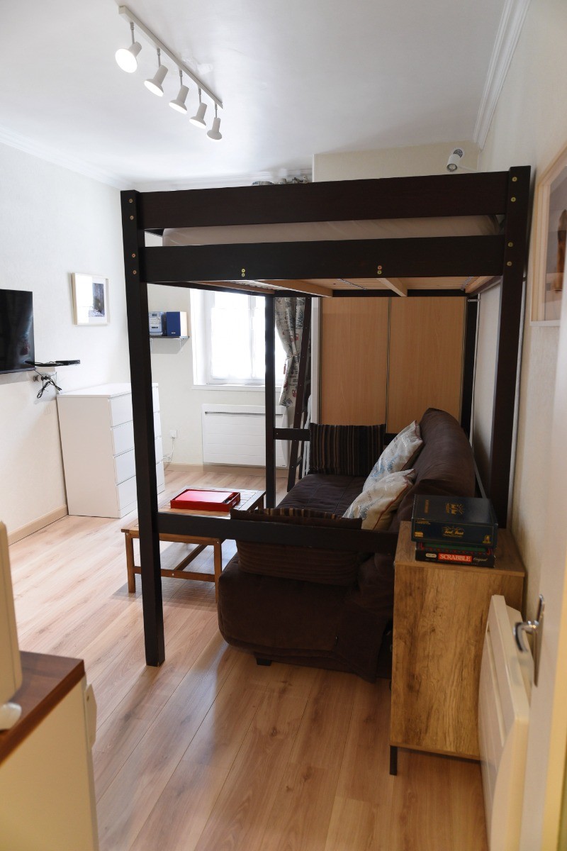 Le Nid douillet - Mont Dore - Pièce de vie - Lit mezzanine