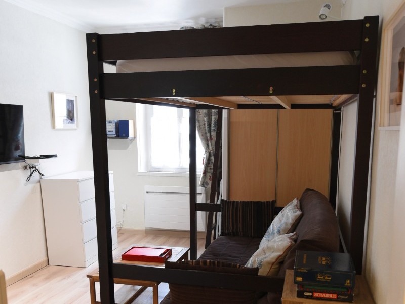 Le Nid douillet - Mont Dore - Pièce de vie - Lit mezzanine