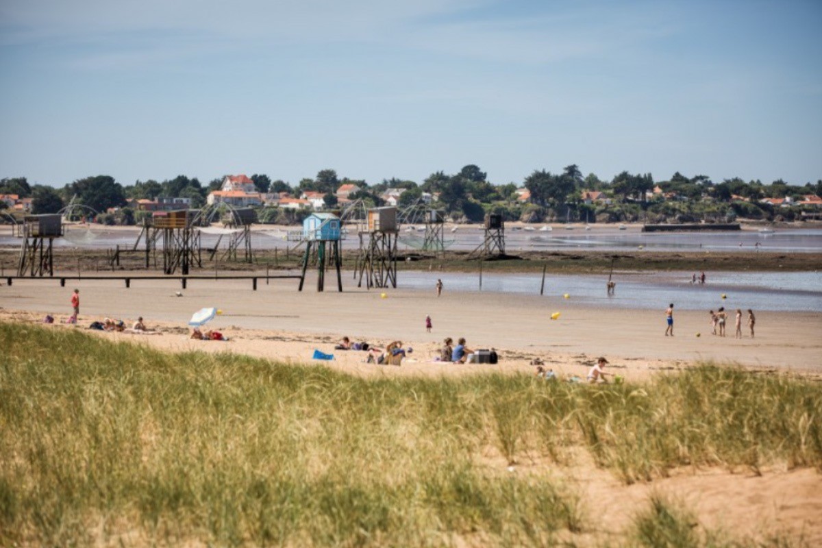 Plage de La Source à Tharon, labellisée Tourisme et Handicap