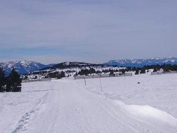 Chemin d'accès au refuge de la Calme