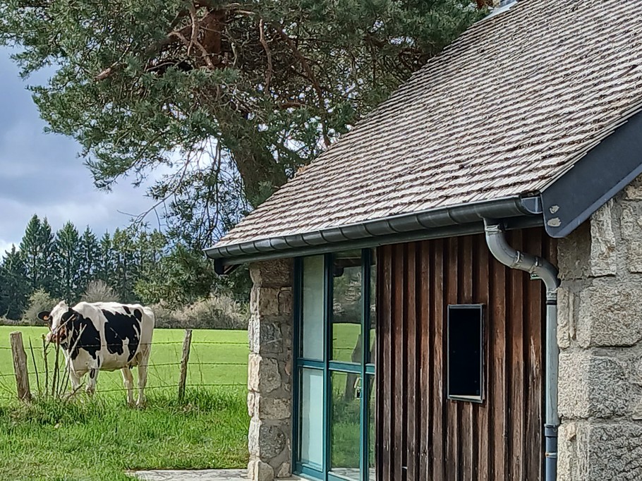 Etang de Farges, Saint Germain près Herment, Chalet vert - Extérieur