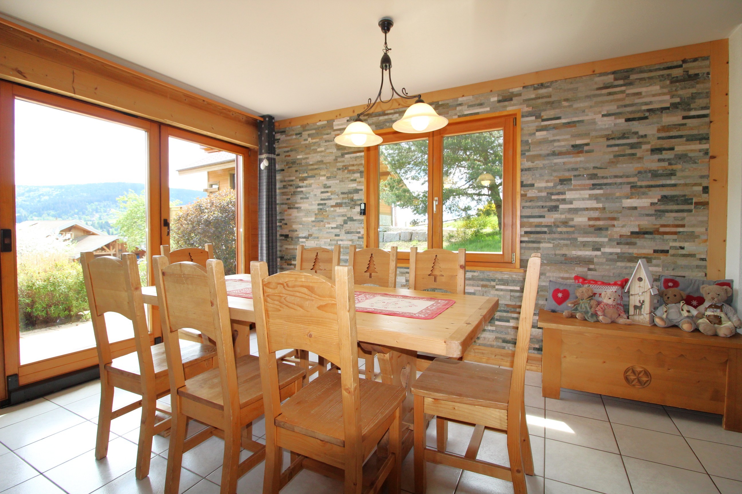 Salon/ séjour - Chalet de la Roche du Page