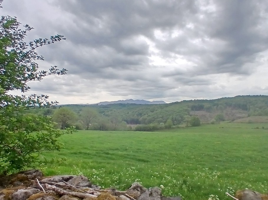 Anna's gîte: the view from the gîte