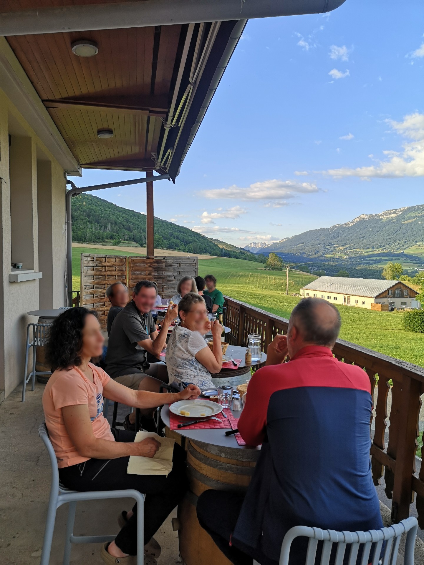 Petit dejeuner Terrasse