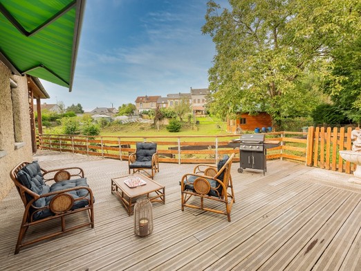 Terrace area with garden views