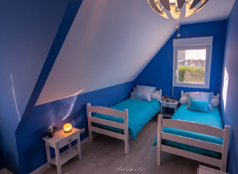 Chambre bleue