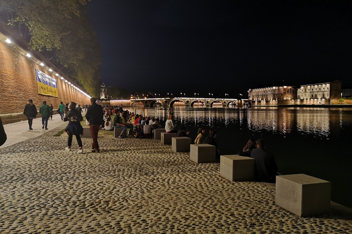 Les berges de la Garonne