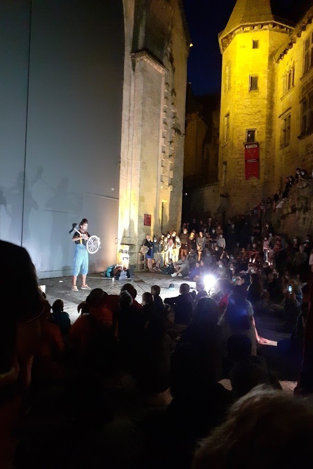 Ambiance à la tombée de la nuit  -  Sarlat