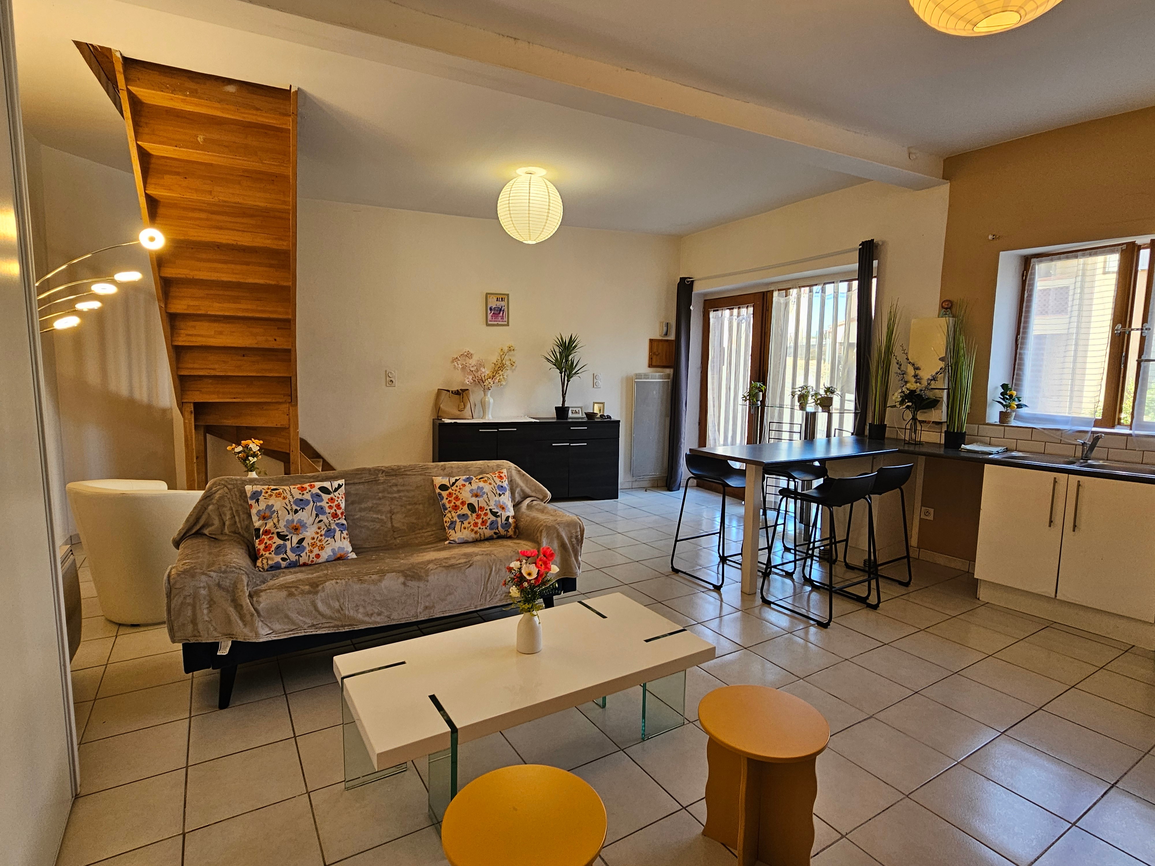 Gîte la Passerelle - Albi dans le Tarn en Occitanie - Salon