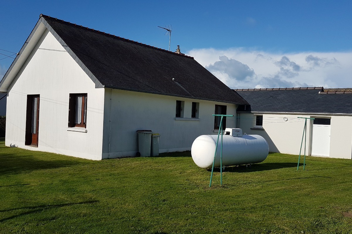 l'arrière de la maison