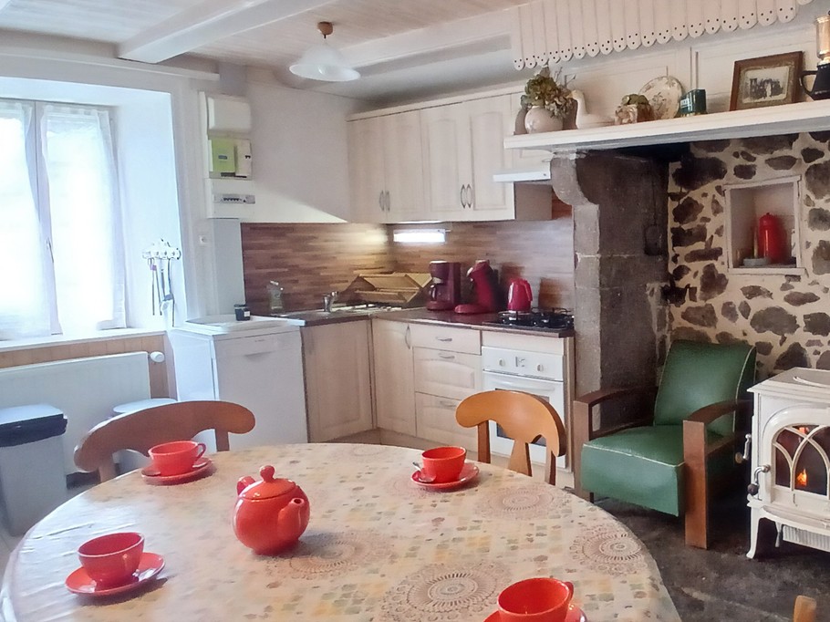 Anna's gîte: the living room
