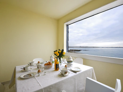 Terrasse vue sur océan