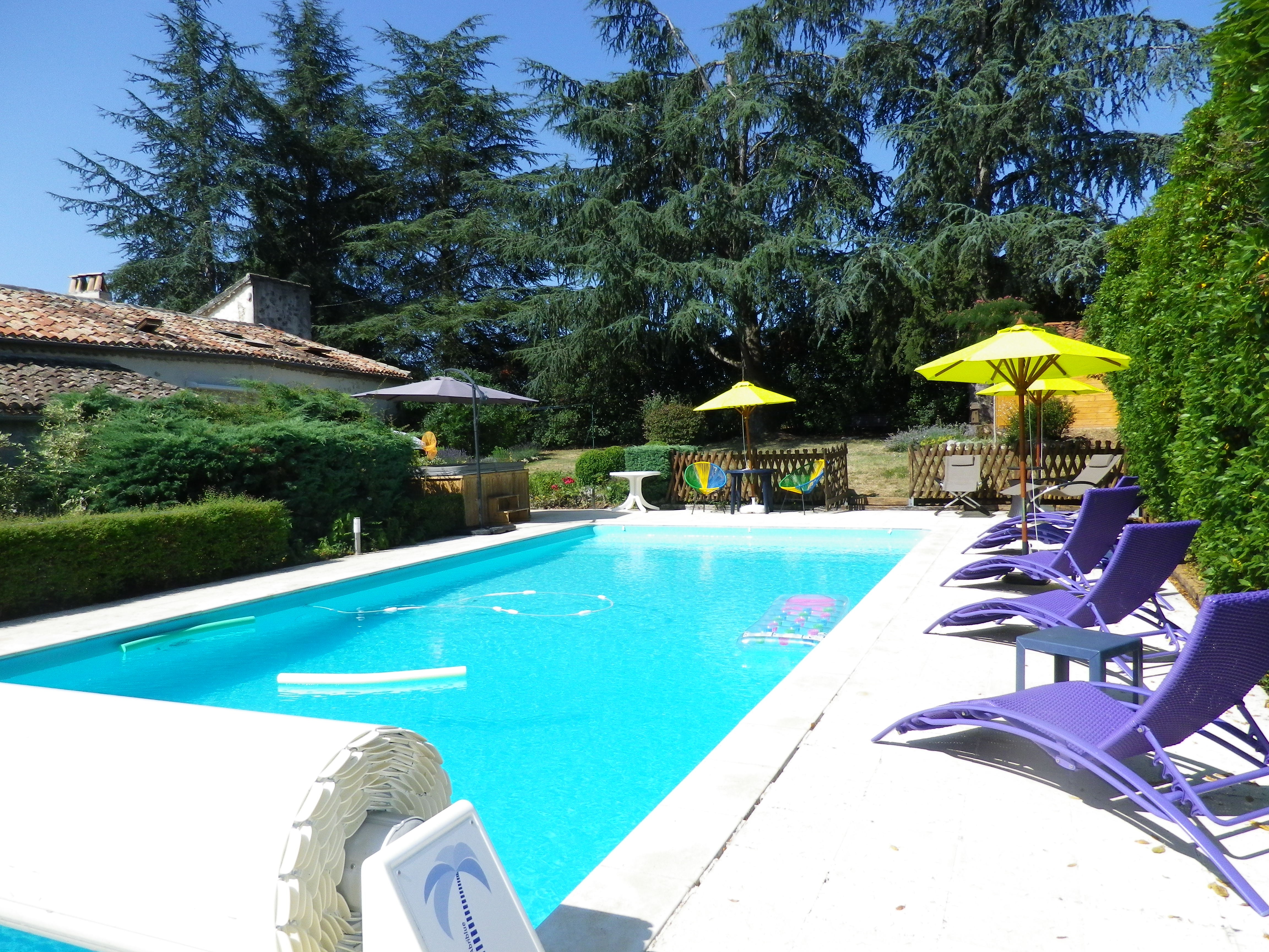 Heated, secure swimming pool