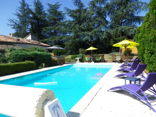 Heated, secure swimming pool