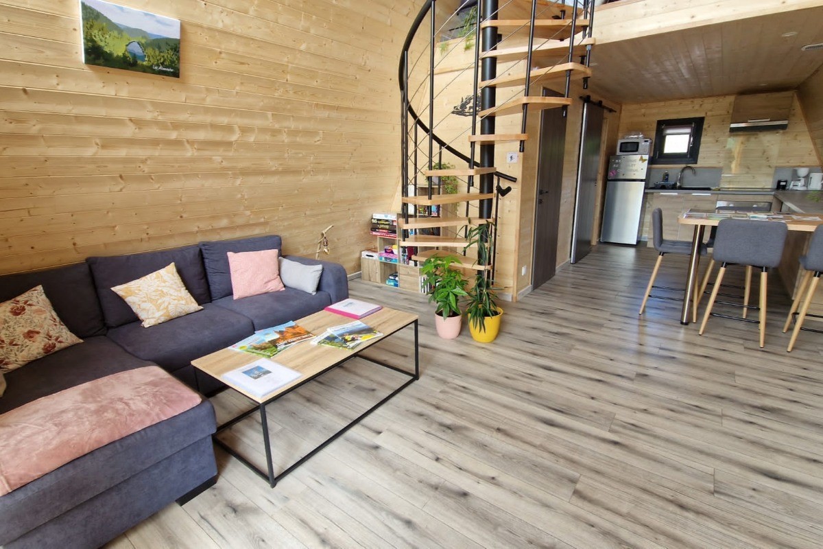 Chalet Chevreuil - Salon / Séjour et cuisine
