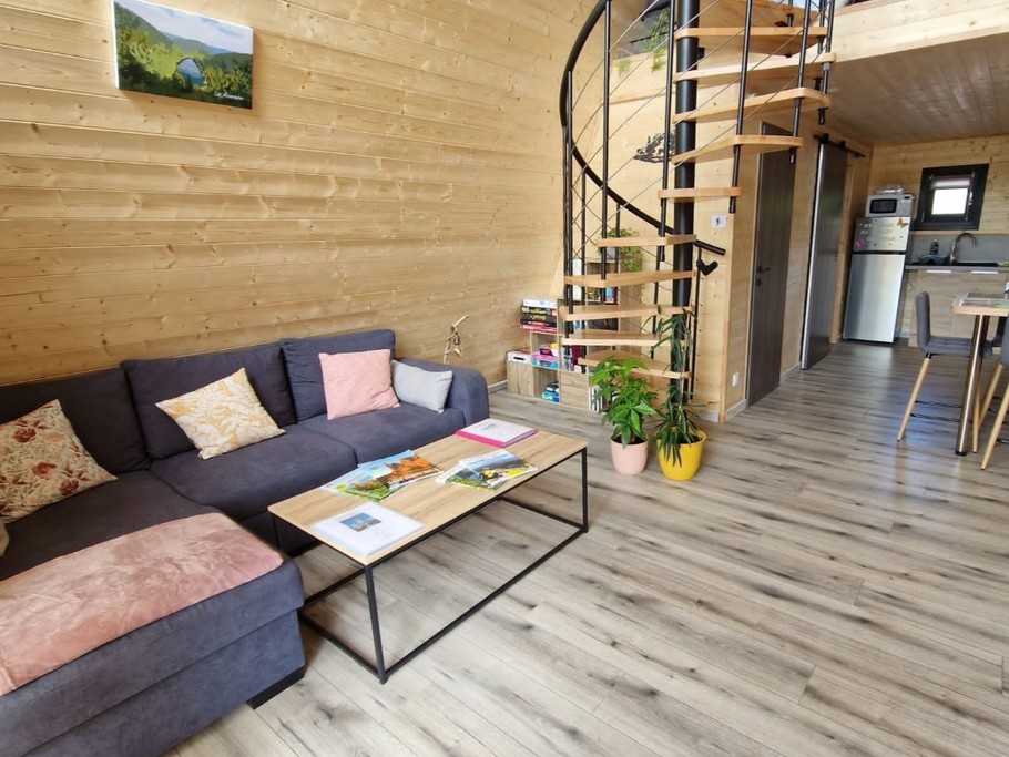 Chalet Chevreuil - Salon / Séjour et cuisine