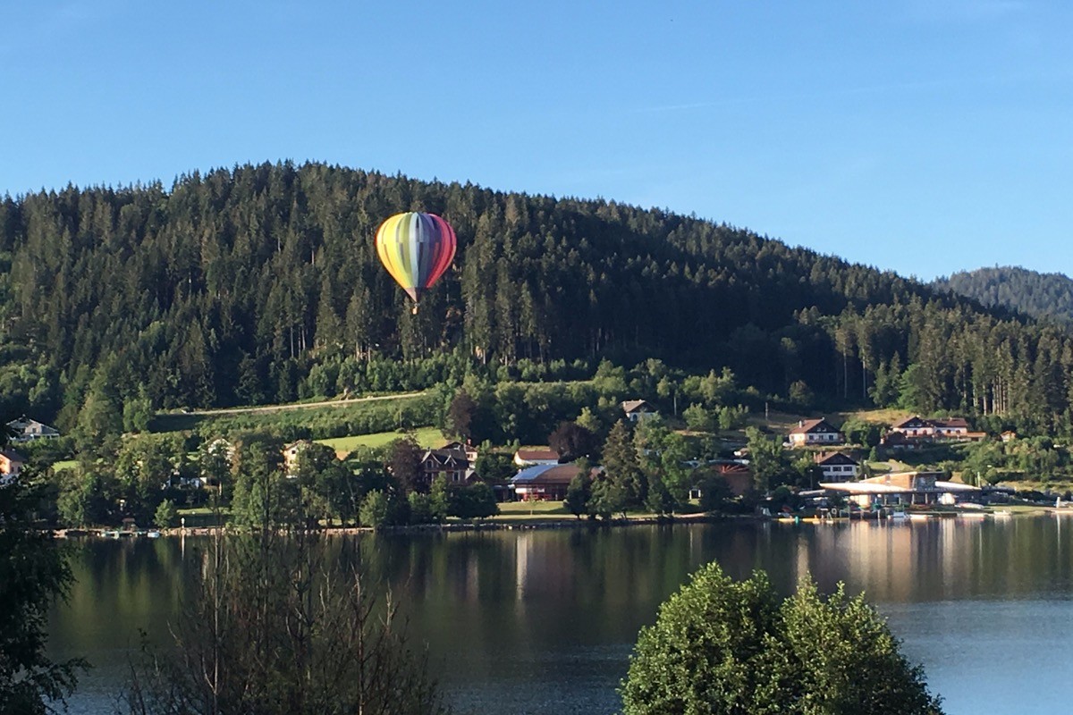vue sur le lac de l'appartement - Appartement Les Rivages du lac à Gérardmer
