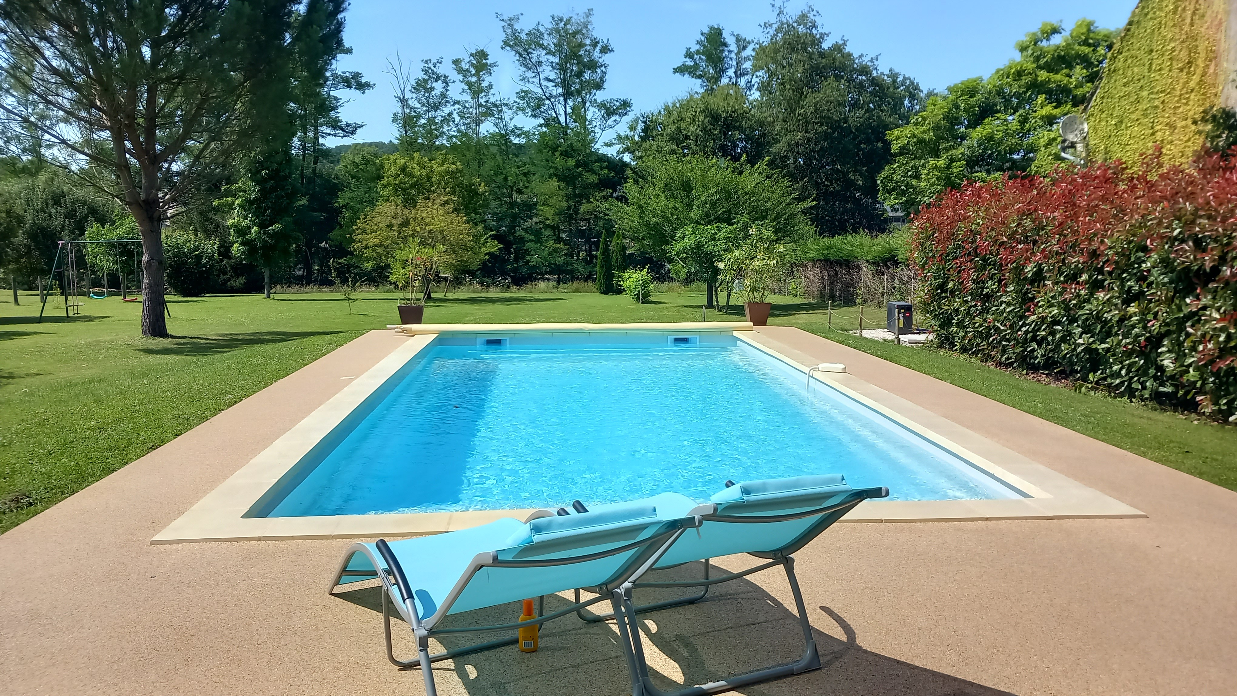 Venez profiter du confort d'une piscine chauffée