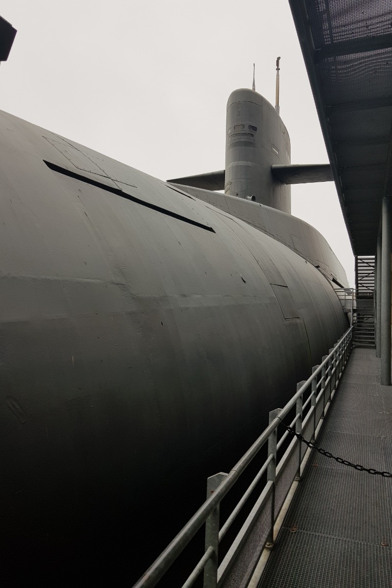 Le sous-marin Le Redoutable à la Cité de la Mer de Cherbourg