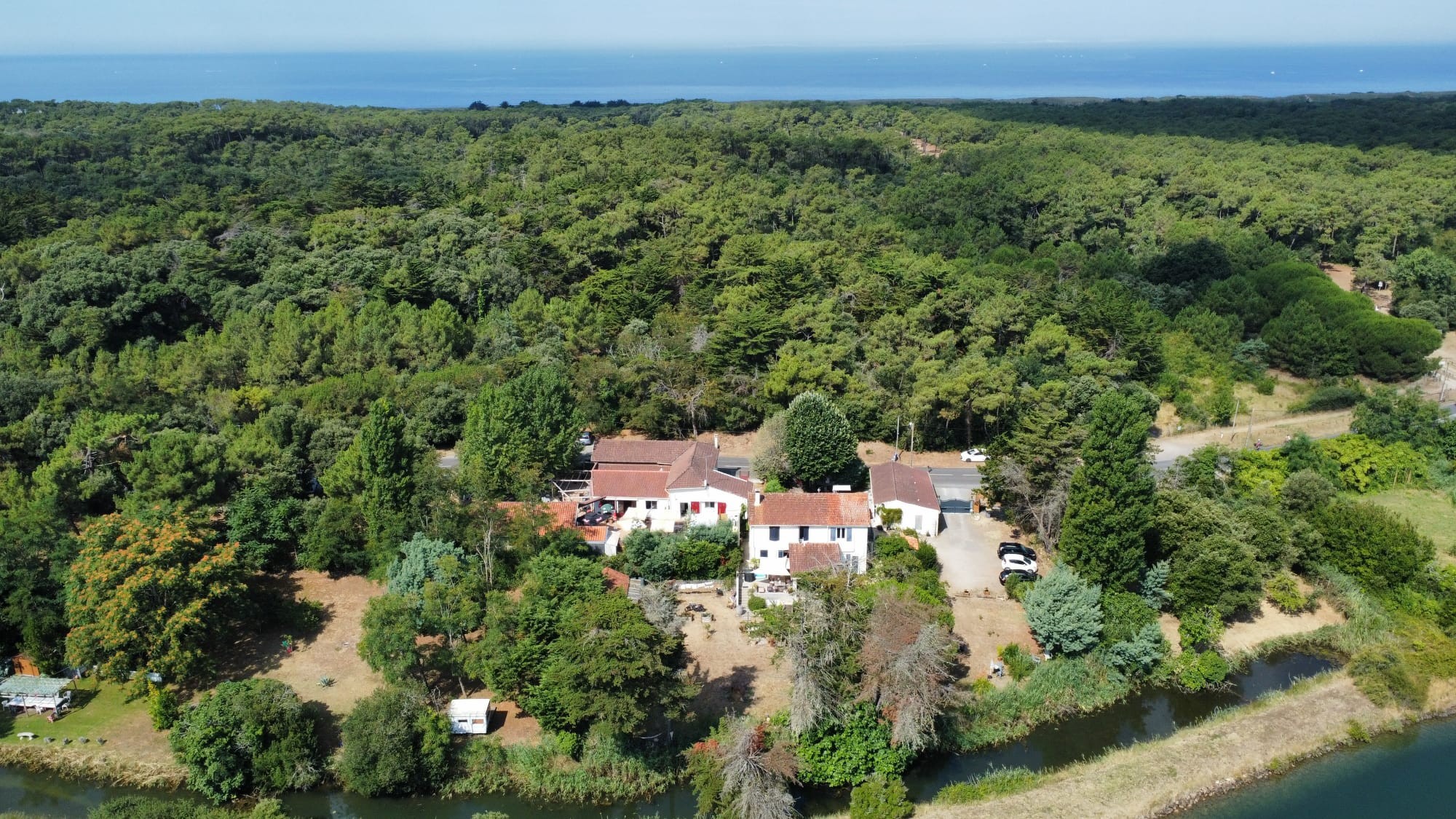 Vue d'oiseaux maison