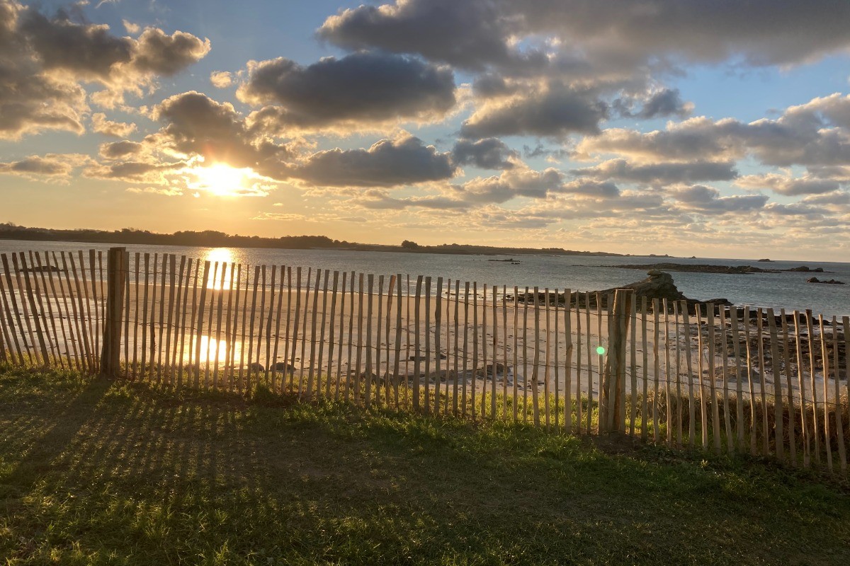 Plage du Theven a 500m de la maison