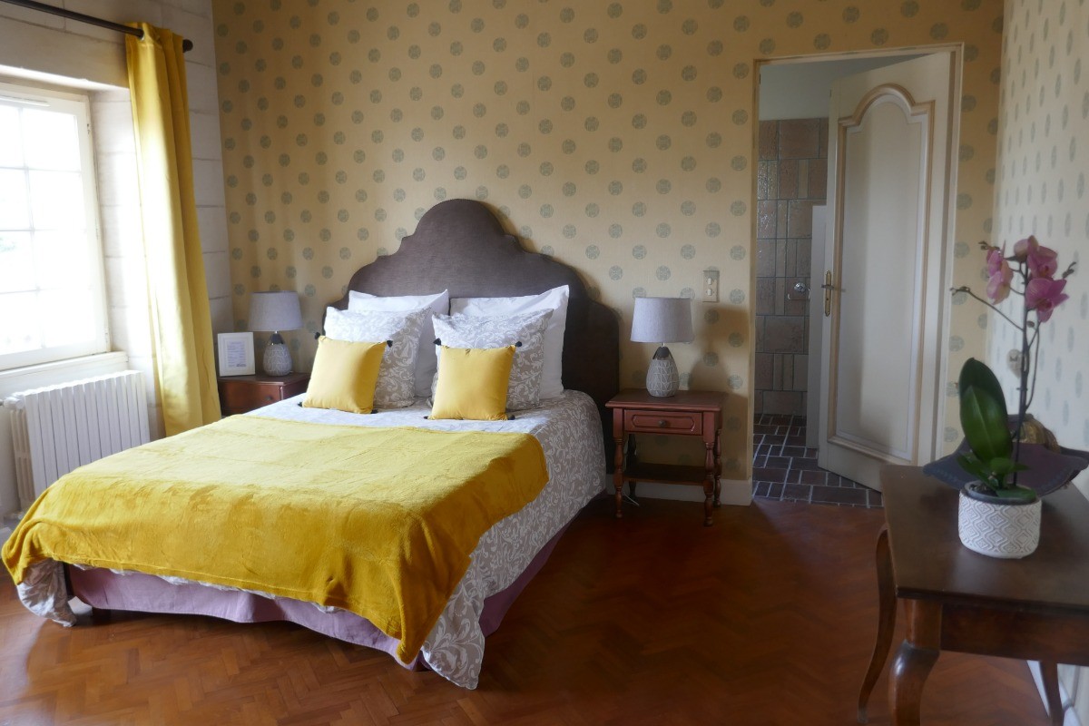 La chambre Petit Tonnerre au 2ème étage de la tour du logis