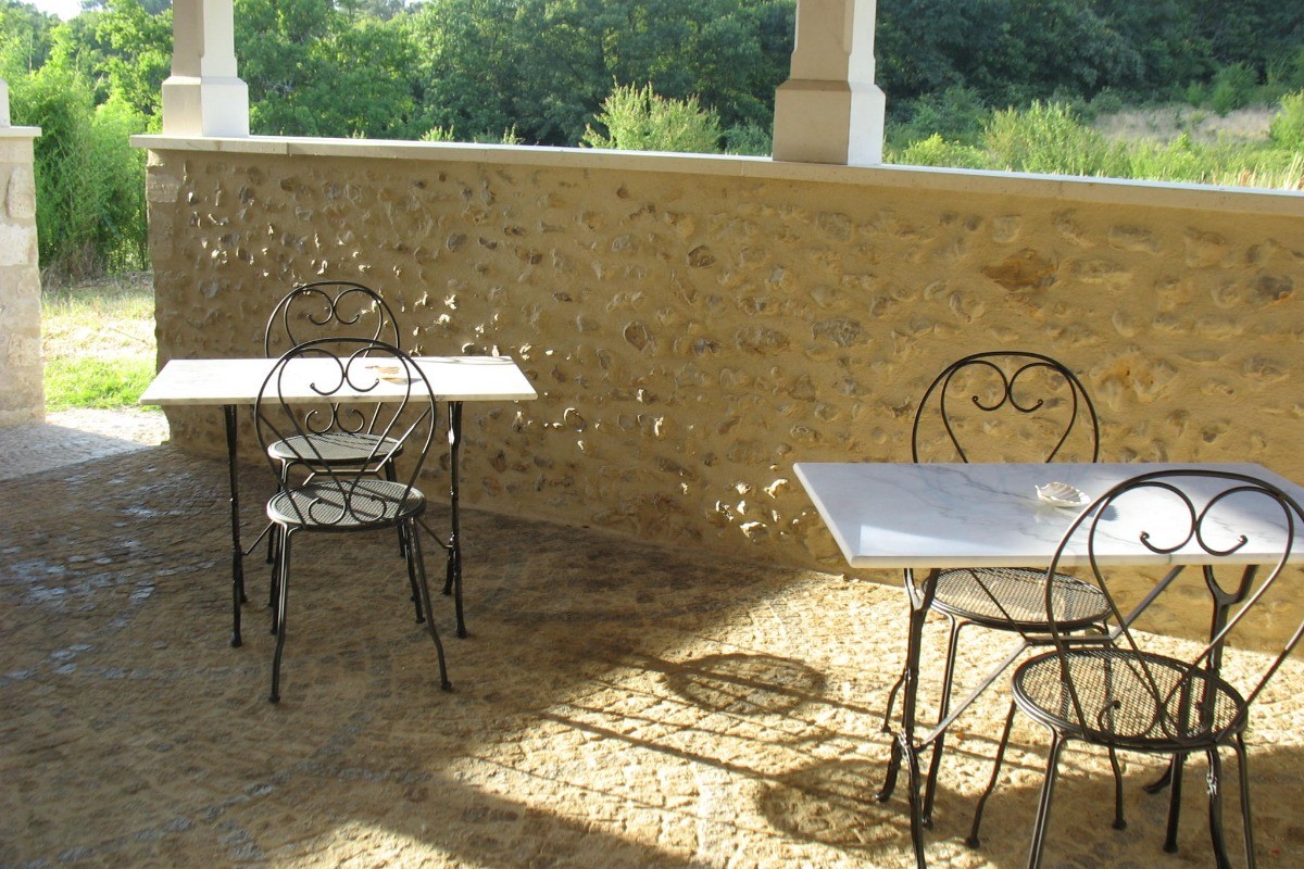 terrasse nord couverte