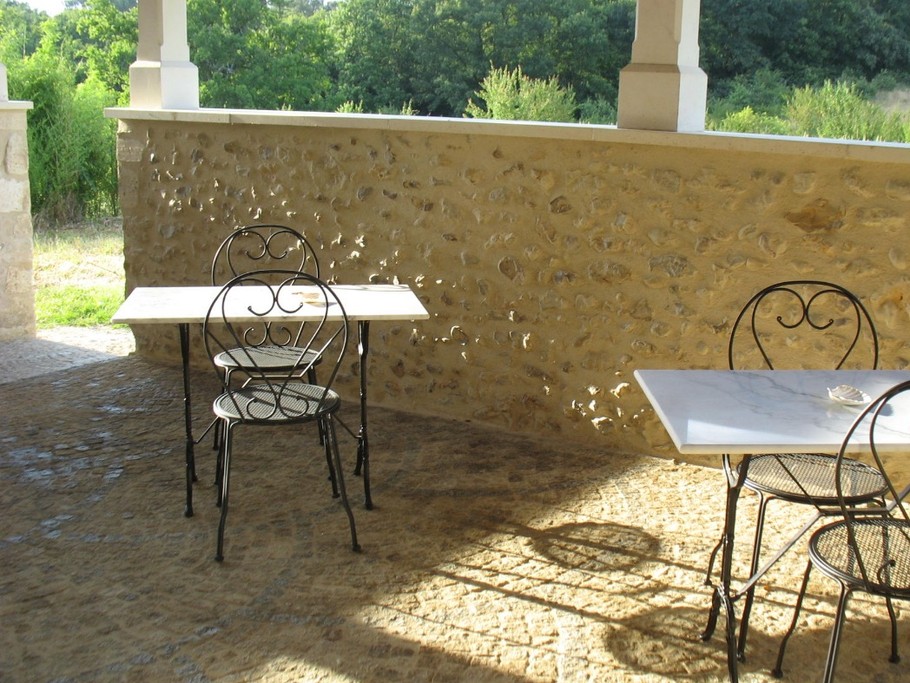 terrasse nord couverte