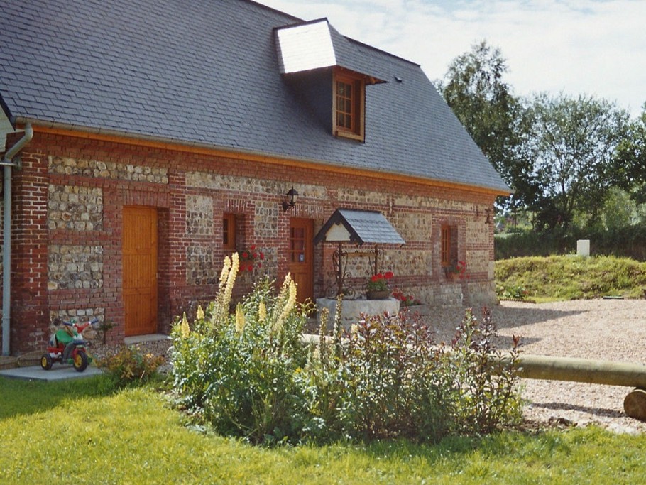 Le parking-entrée du gite