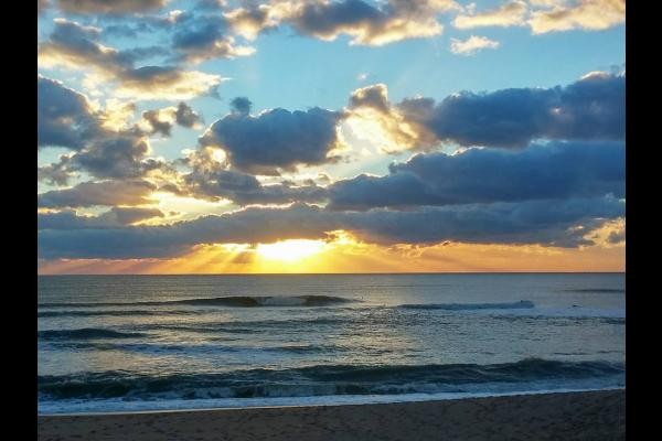 coucher de soleil plage valentin  DOM