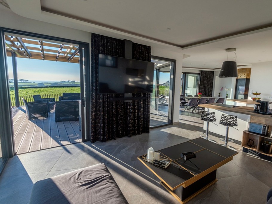 Gîte Plougonvelin, villa vue mer avec spa privatif, découvrez l'un des gites de Fabie, Finistère