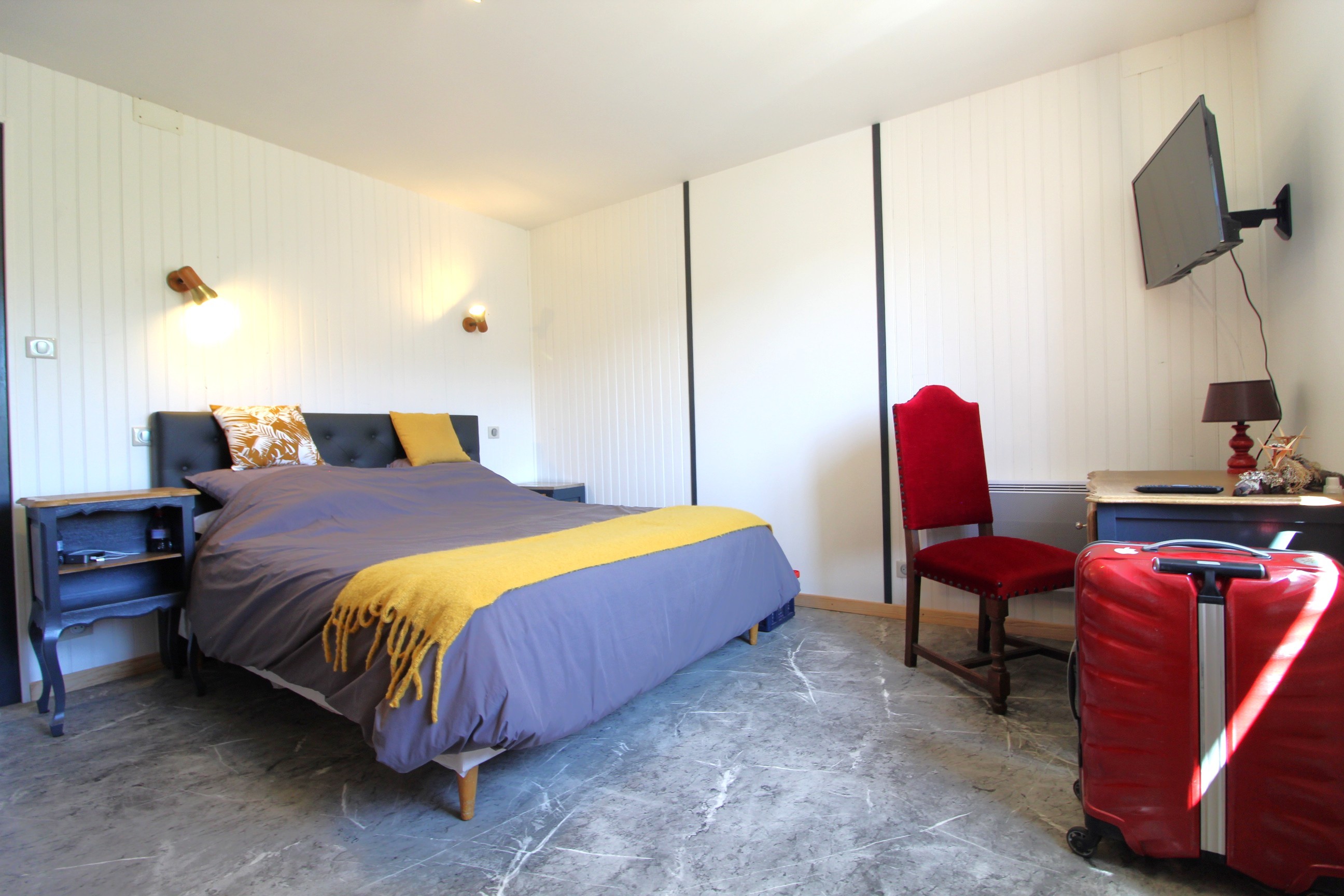 Chambre n°1 - Gîte La Louvière La Bresse