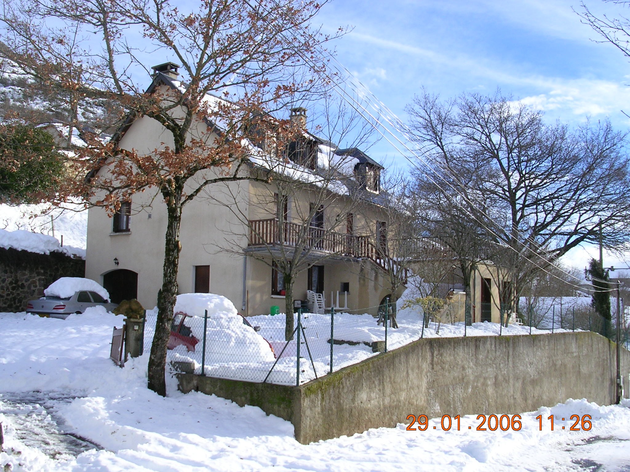 La neige a Espalion