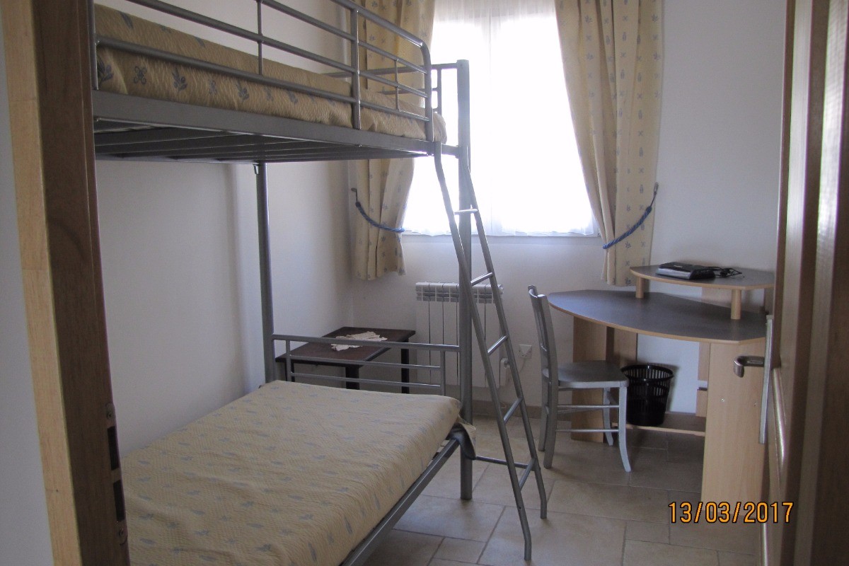 chambre avec lits superposés