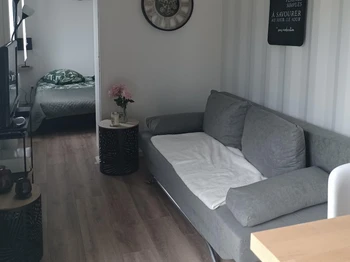 Salon/ séjour - Gîte Noé Container Maritime à Bains-les-Bains