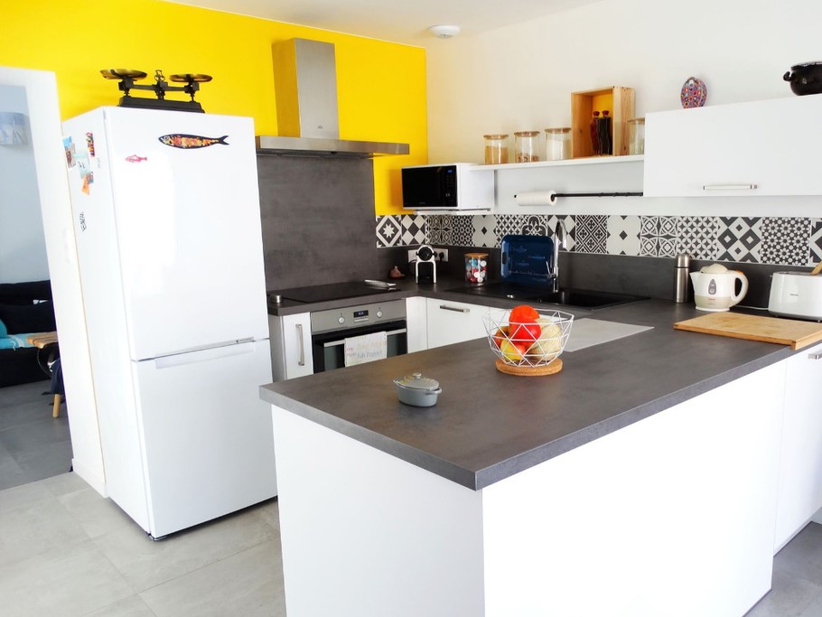 Cuisine ouvrant sur séjour