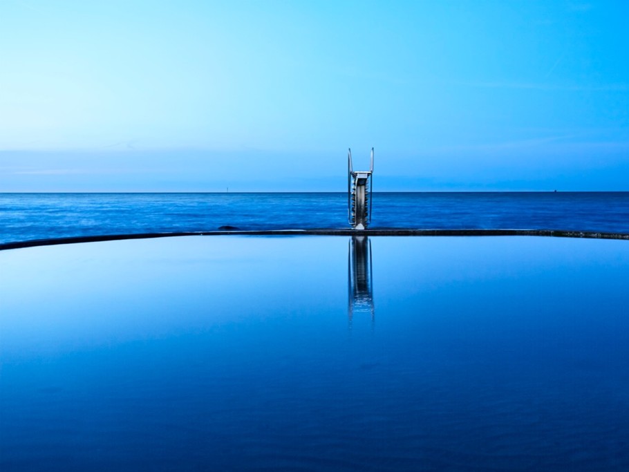 Piscine d'eau de mer au Casino de Saint Quay