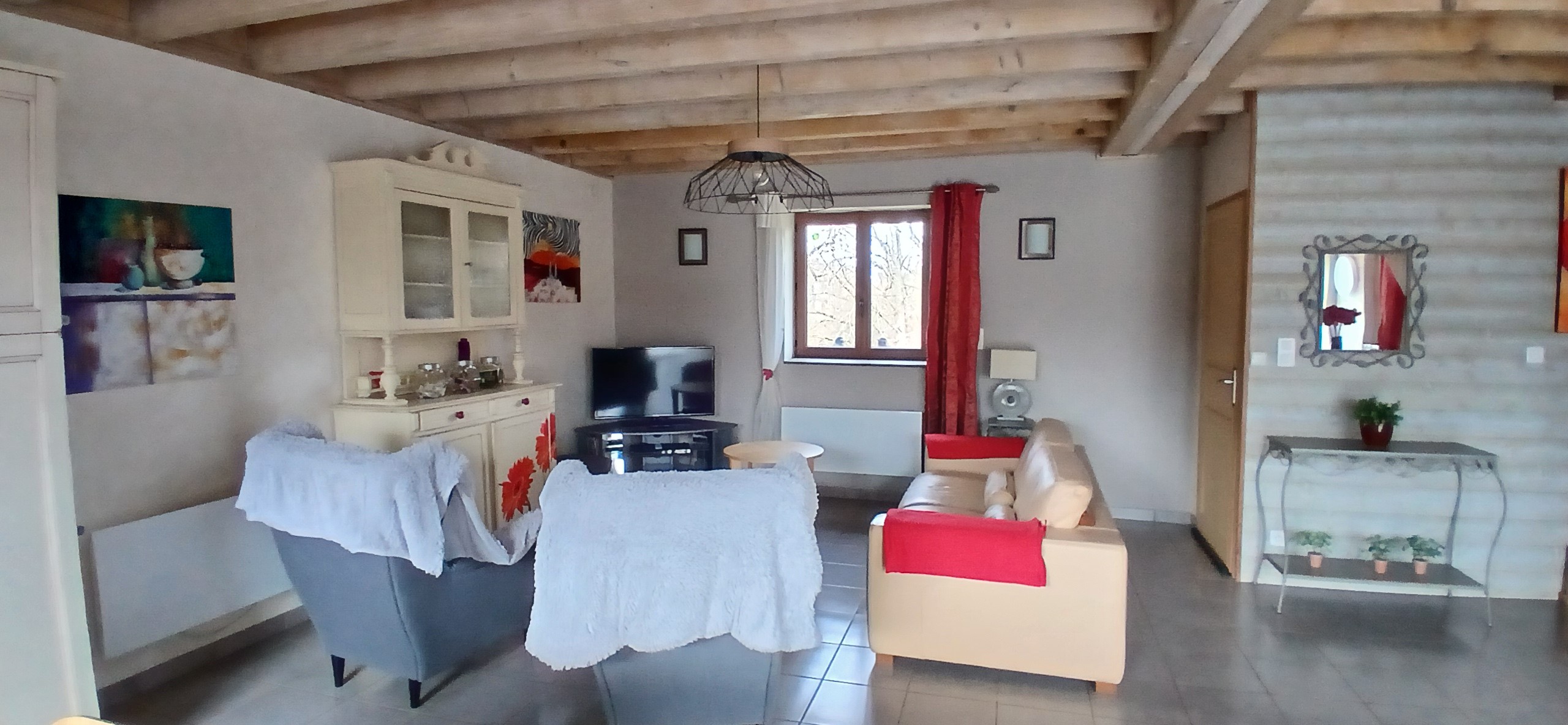 Aloreedubois, gîte 6 pers., Saint Ours les Roches, Puy de Dôme, Pièce de vie